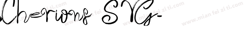Cherions SVG字体转换